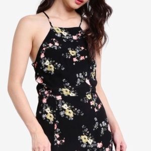 Topshop | NWT Floral Tie Back Dress Slits